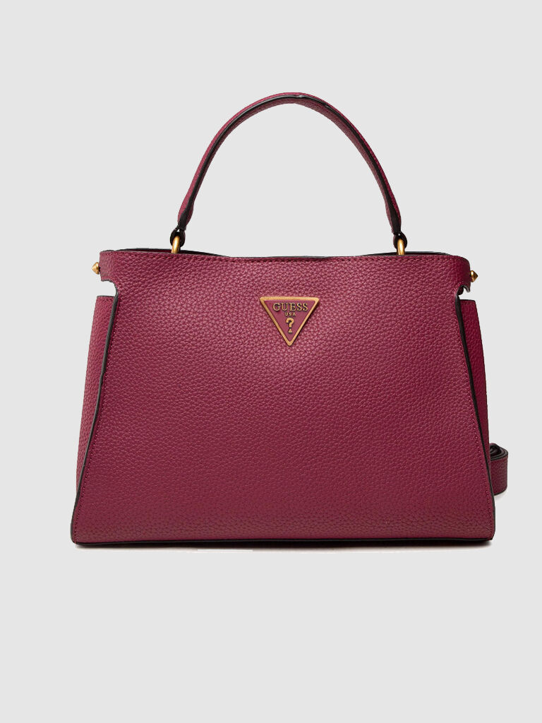Guess Bolsa Mulher Downtown Chic Turnlock Guess Bordeaux