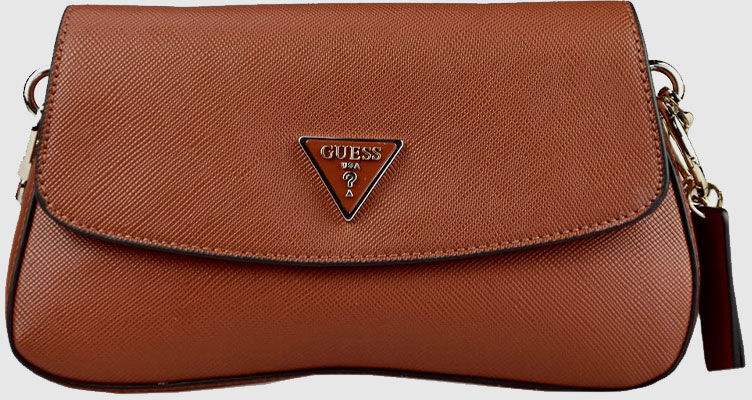 Guess Bolsa Mulher Cordelia Flap Guess Castanho