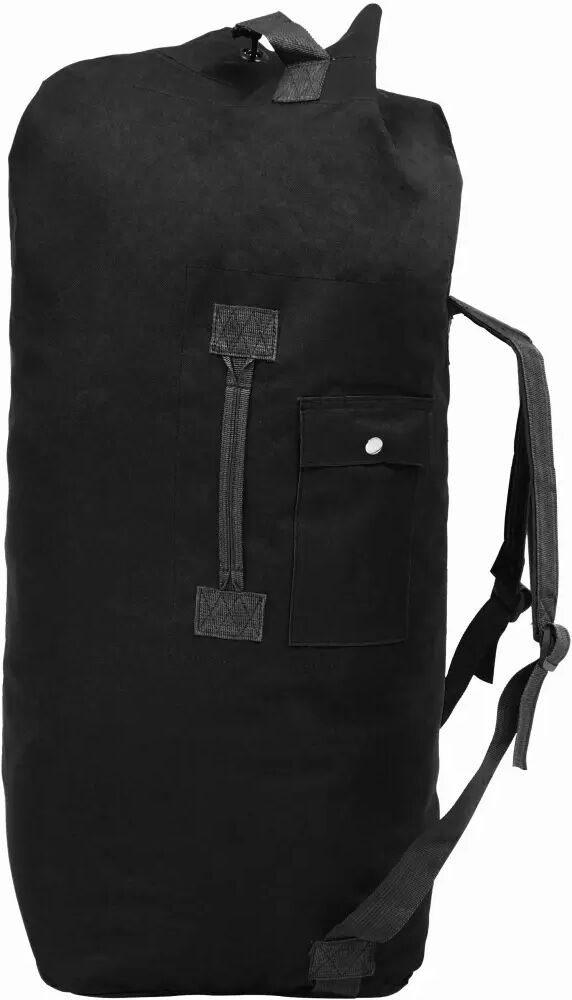 vidaXL Rucsac în stil militar, 85 L, negru