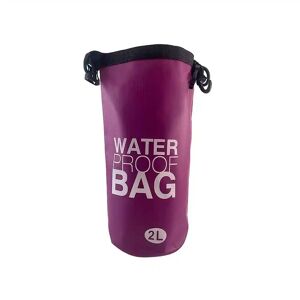 Dry Bag 2 Liter - Vattentät Väska - Flera Pigga Färger - (Färg: Lila)