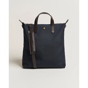 Mismo M/S Canvas Shopper Navy/Dark Brown