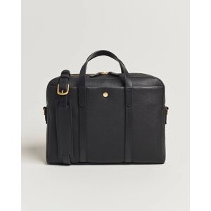 Mismo Aspire Pebbled Leather Briefcase Black