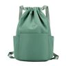 YEAMKE Bolso de mujer de nylon mochila de mujer mochila de viaje bolsillo del cajón, verde, 30 * 15 * 43 cm