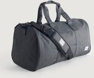 Herschel Weekendbag Novel Mid-Volume-Black Crosshatch Svart  Male Svart