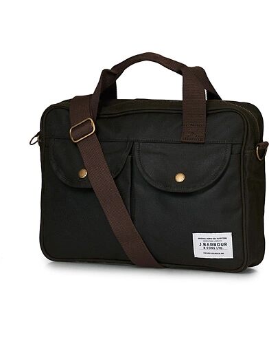 Barbour Lifestyle Longthorpe Laptop Bag Olive