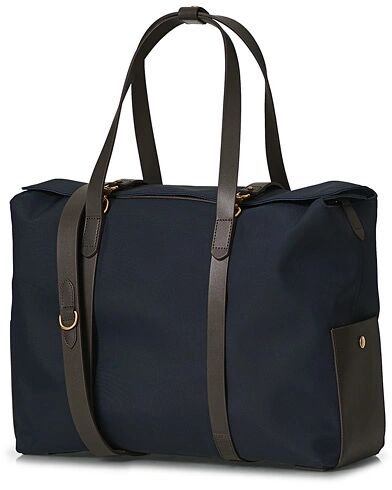 Mismo M/S Canvas Mega Bag Navy/Dark Brown