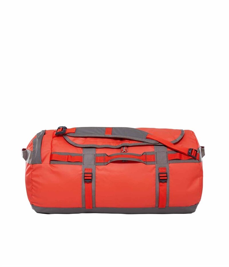 The North Face Base Camp Duffel M Acrylic Orange Slitstark Expeditionsväska The North Face