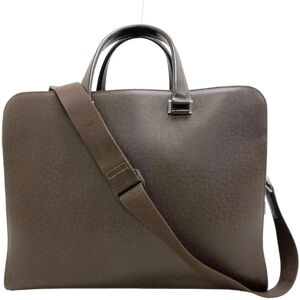 LOUIS VUITTON M30878 Nevsky Shoulder Taiga Bag Brown Men's Z0005971