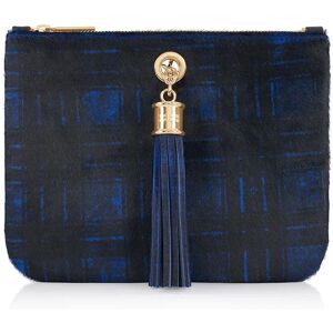 Sarah Haran Accessories Sarah Haran Ivy - Tartan - Gold / Blue Tartan - Female