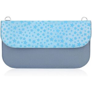 Sarah Haran Accessories Sarah Haran Violet Envelope Clutch - Textured - Silver / Blue Star Blue Fairy - Female