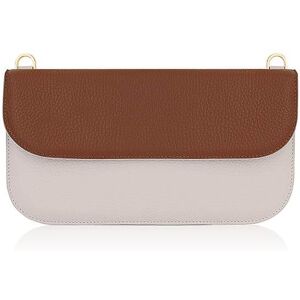 Sarah Haran Accessories Sarah Haran Violet Envelope Clutch - Gold / Nutshell Porcelain - Female