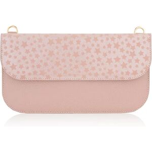 Sarah Haran Accessories Sarah Haran Violet Envelope Clutch - Textured - Gold / Pink Star Rosebud - Female