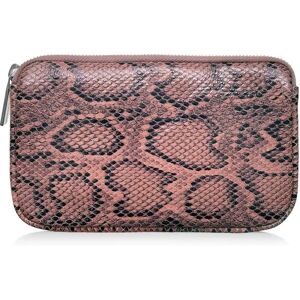 Sarah Haran Accessories Sarah Haran Millie Pouch - Textured - Silver / Pink Python - Female