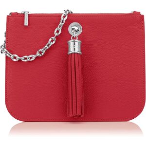 Sarah Haran Accessories Sarah Haran Ivy Clutch / Crossbody Bag - Pop of Colour - Silver / Pillarbox Red - Silver / Pillarbox Red - Female