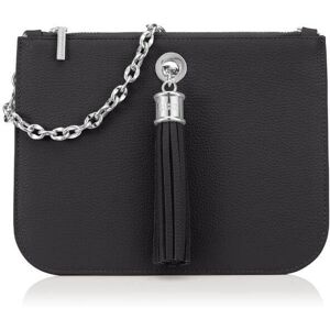 Sarah Haran Accessories Sarah Haran Ivy Clutch / Crossbody Bag - Pop of Colour - Silver / Black - Silver / Black - Female