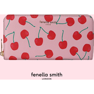 Cherry Aria Recycled Purse Women's Vegan Leather Purse Fenella Smith Female