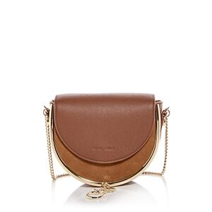 See by Chloe Mara Small Leather Evening Bag  - Caramello