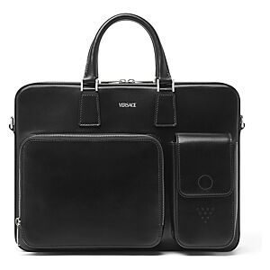 Versace Men's Cargo Briefcase  - Black - Size: One Sizemale