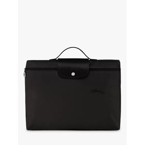 Longchamp Le Pliage Green Recycled Canvas Briefcase - Black - Female
