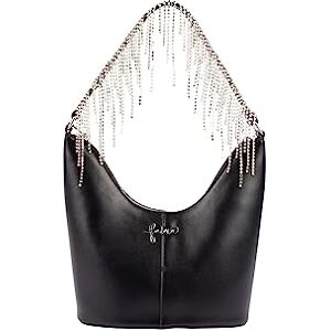 Tweek Women's Evening Bag with Crystals, Black, One Size