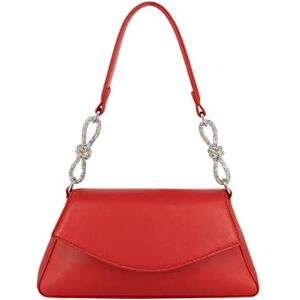 faina Women's Clutch/Evening Bag, red, OneSize