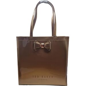 Ted Baker Alacon Plain Bow Icon Large Shopper Tote Bag In Rose Gold