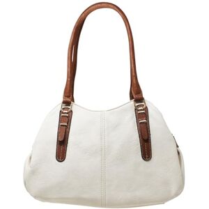 Archer & Finch Ladies Soft Zipper Buttons Shoulder Hobo Bag Women 3 Compartments Cross Body Strap Handbags Zl-3303 (Beige)