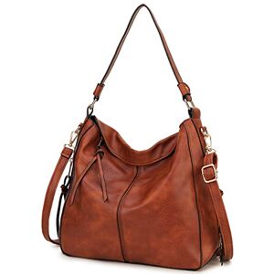 Vx Vonxury Hobo Bags For Women, Stylish Faux Leather Tote Handbag Large Shoulder Purse With Side Pockets For Work Travel