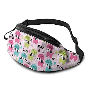 Bf635c4r80bd Cute Dogs Fanny Pack Waist Bags for Women & Men, Casual Belt Bag Crossbody Bum Bag with Adjustable Strap for Outdoors Running Hiking