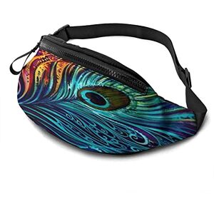 Bf635c4r80bd Peacock Fanny Pack for Women Men Fashion Waist Bag Hip Bum Bag with Adjustable Belt for Travel Outdoors Sports Running