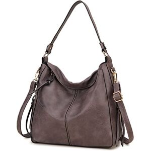 Vx Vonxury Hobo Bags For Women, Stylish Faux Leather Tote Handbag Large Shoulder Purse With Side Pockets For Work Travel