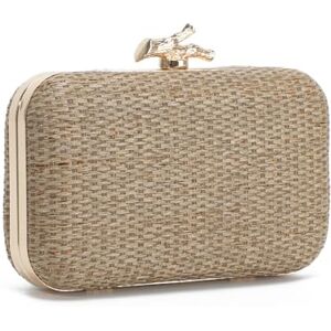 Freiesoldaten Women Straw Evening Bag Handwoven Clutch Purse Wedding Party Summer Beach Handbag Crossbody Bag