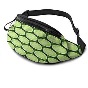 Bf635c4r80bd Lime Fruit Slices Fanny Pack for Women Men Fashion Waist Bag Hip Bum Bag with Adjustable Belt for Travel Outdoors Sports Running