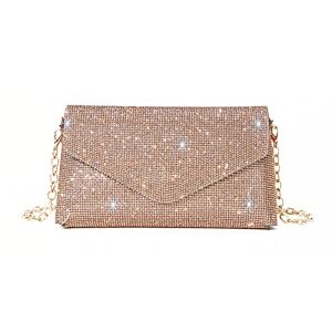 Luofeng Shoulder Handbag,Glitter Evening Bag For Women Wedding Clutch Purse Chain Shoulder Bag Small Party Handbag Crossbody Bag