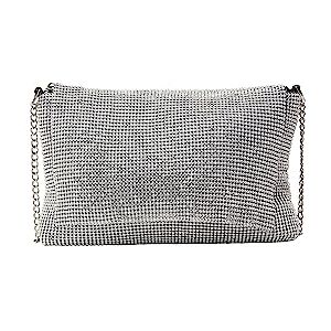 nascita Women's Clutch/Evening Bag, Silver, One Size