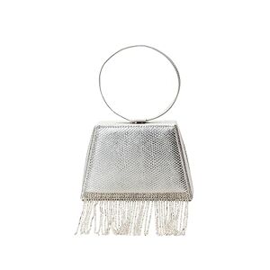 nelice Women's Clutch/Evening Bag, Silver, One Size