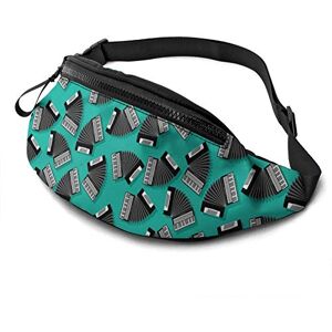 Bf635c4r80bd Accordion Instrument Fanny Pack Waist Bags for Women & Men, Casual Belt Bag Crossbody Bum Bag with Adjustable Strap for Outdoors Running Hiking