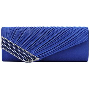 Generic Evening Bags Women'S Satin Clutch Rhinestone Glitter Banquet Handbag Clothes Bag Envelope Bag Clutch With Chain For Wedding Prom Banquet Prom Party