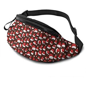 Bf635c4r80bd Cute Cartoon Funny Elk Adjustable Fanny Pack Waist Bags with Headphone Hole for Sports Workout Traveling Running