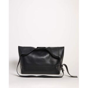 Black Buckle Detail Hobo Bag Black  female