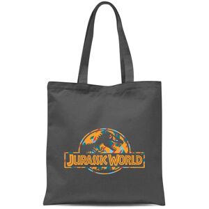 Original Hero Jurassic Park Logo Tropical Tote Bag - Grey