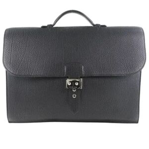 Hermès Vintage , Pre-owned Briefcase ,Black unisex, Sizes: ONE SIZE