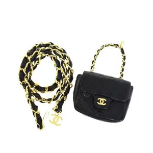 Chanel Vintage , Pre-owned Leather chanel-bags ,Black female, Sizes: ONE SIZE