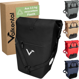 Valkental ValkOcEan luggage carrier bag 28 liters black