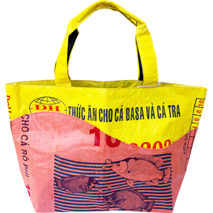 Beadbags Spacious Tote Bag Beach Bag Yellow / Orange