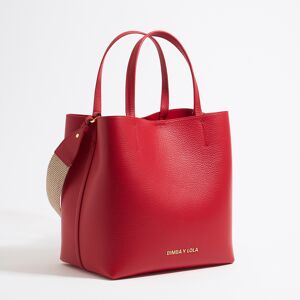 BIMBA Y LOLA Large red leather Chihuahua bag RED UN adult