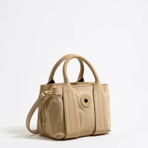 BIMBA Y LOLA Small tan nylon handbag TAN UN adult