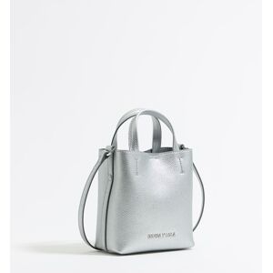 BIMBA Y LOLA Mini silver leather Chihuahua bag SILVER UN adult