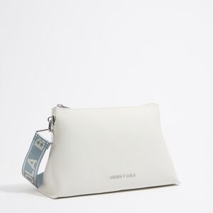 BIMBA Y LOLA Medium off-white leather trapezium bag OFF WHITE UN adult