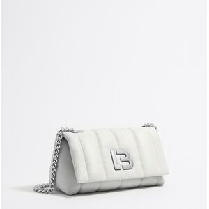 BIMBA Y LOLA Small off-white nappa leather flap bag OFF WHITE UN adult